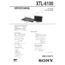 Sony XTL-6100 Service Manual