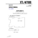 Sony XTL-W7000 (serv.man2) Service Manual