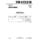 Sony XVM-6100, XVM-61EX (serv.man3) Service Manual