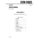 Sony XVM-R90D Service Manual