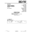 Sony DSC-F707 (serv.man7) Service Manual