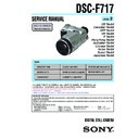 Sony DSC-F717 (serv.man2) Service Manual