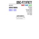 Sony DSC-F77, DSC-FX77 (serv.man8) Service Manual