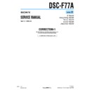 Sony DSC-F77A (serv.man4) Service Manual