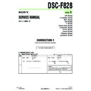 Sony DSC-F828 (serv.man12) Service Manual