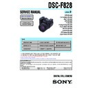Sony DSC-F828 (serv.man2) Service Manual