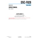 Sony DSC-F828 (serv.man6) Service Manual