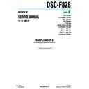 Sony DSC-F828 (serv.man7) Service Manual
