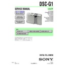 Sony DSC-G1 Service Manual