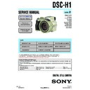 Sony DSC-H1 (serv.man2) Service Manual