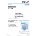 Sony DSC-H1 (serv.man8) Service Manual