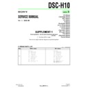 Sony DSC-H10 (serv.man5) Service Manual