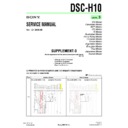 Sony DSC-H10 (serv.man9) Service Manual