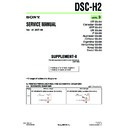 Sony DSC-H2 (serv.man11) Service Manual