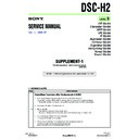Sony DSC-H2 (serv.man5) Service Manual