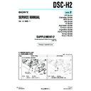 Sony DSC-H2 (serv.man8) Service Manual
