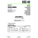 Sony DSC-H2 (serv.man9) Service Manual