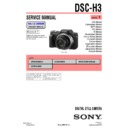 dsc-h3 (serv.man3) service manual