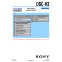 Sony DSC-H3 (serv.man4) Service Manual