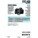 Sony DSC-H50 (serv.man2) Service Manual