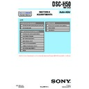 Sony DSC-H50 (serv.man3) Service Manual