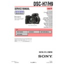 Sony DSC-H7, DSC-H9 (serv.man4) Service Manual