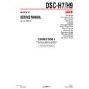 Sony DSC-H7, DSC-H9 (serv.man7) Service Manual