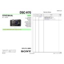 Sony DSC-H70 Service Manual