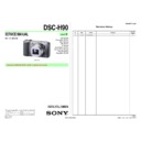 Sony DSC-H90 Service Manual