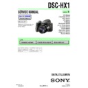 Sony DSC-HX1 Service Manual