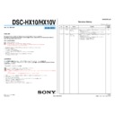Sony DSC-HX10, DSC-HX10V (serv.man3) Service Manual