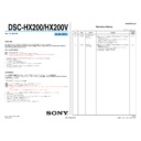 Sony DSC-HX200, DSC-HX200V (serv.man3) Service Manual