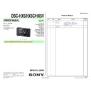 Sony DSC-HX5, DSC-HX5C, DSC-HX5V Service Manual