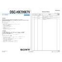 Sony DSC-HX7, DSC-HX7V (serv.man3) Service Manual