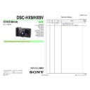 Sony DSC-HX9, DSC-HX9V Service Manual