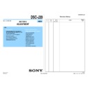 Sony DSC-J20 (serv.man2) Service Manual