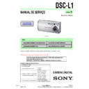 Sony DSC-L1 (serv.man12) Service Manual