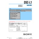 Sony DSC-L1 (serv.man14) Service Manual