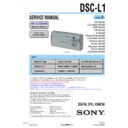 Sony DSC-L1 (serv.man2) Service Manual
