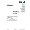 Sony DSC-L1 (serv.man5) Service Manual