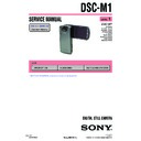 Sony DSC-M1 (serv.man3) Service Manual