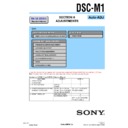 Sony DSC-M1 (serv.man4) Service Manual