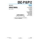 Sony DSC-P10, DSC-P12 (serv.man12) Service Manual