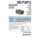 Sony DSC-P10, DSC-P12 (serv.man2) Service Manual