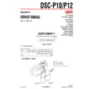 Sony DSC-P10, DSC-P12 (serv.man5) Service Manual