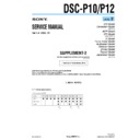 Sony DSC-P10, DSC-P12 (serv.man7) Service Manual