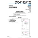 Sony DSC-P100, DSC-P120 (serv.man10) Service Manual