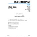 Sony DSC-P100, DSC-P120 (serv.man7) Service Manual