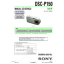 Sony DSC-P150 (serv.man11) Service Manual