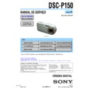 Sony DSC-P150 (serv.man12) Service Manual